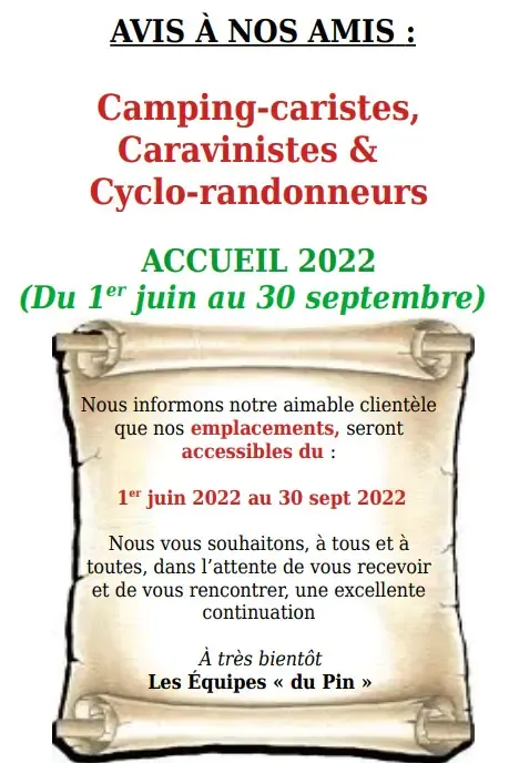 Camping des Landes d'Armagnac |  Accueil à Saint Justin en 2022